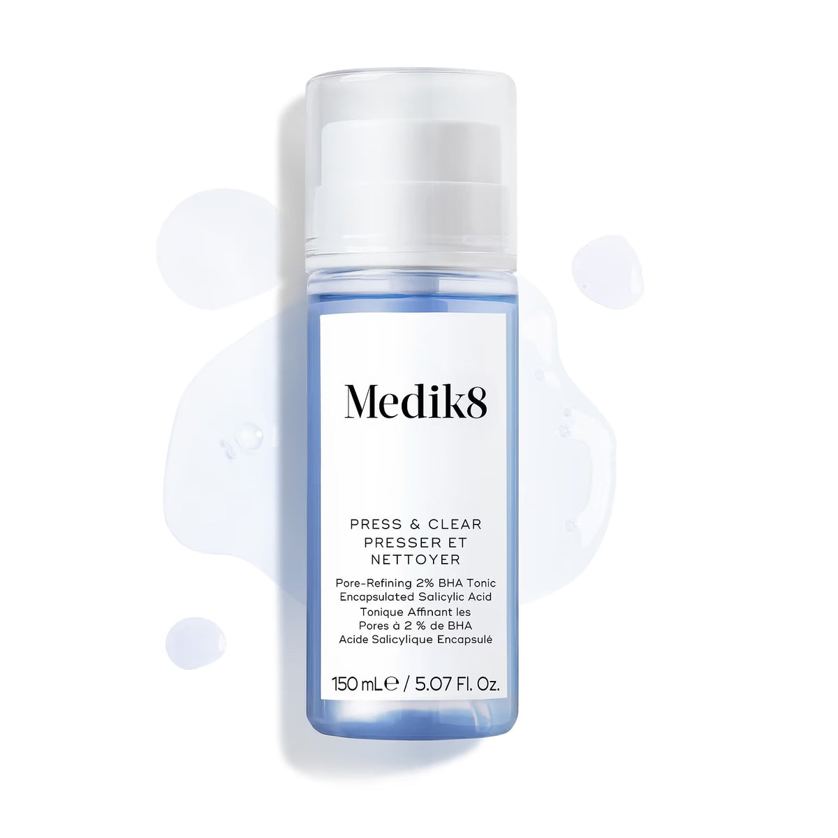 Medik8 Press & Clear Pore-Refining 2% BHA Tonic 150 ml