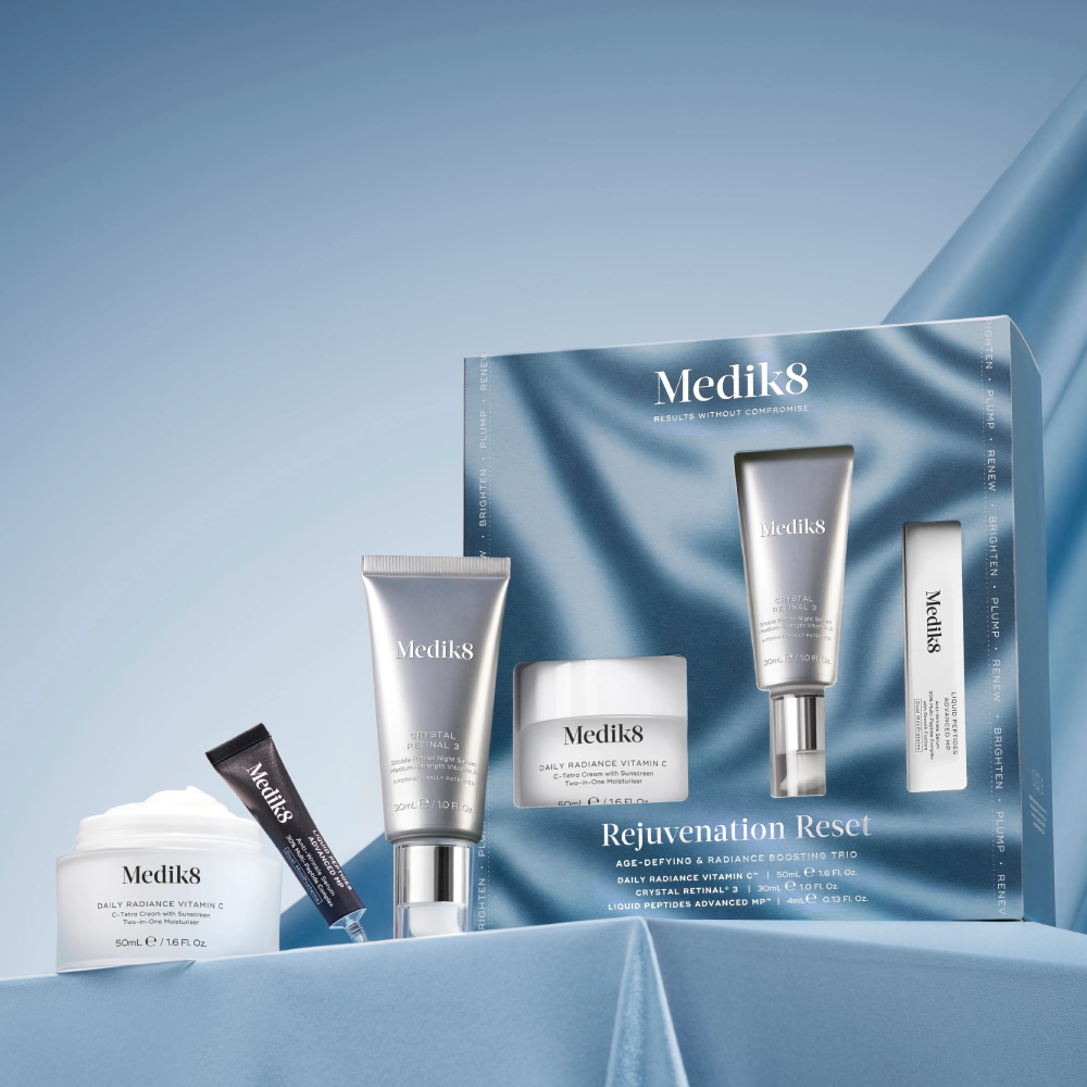 Medik8 Rejuvenation Reset Age-Defying & Radiance Boosting Trio