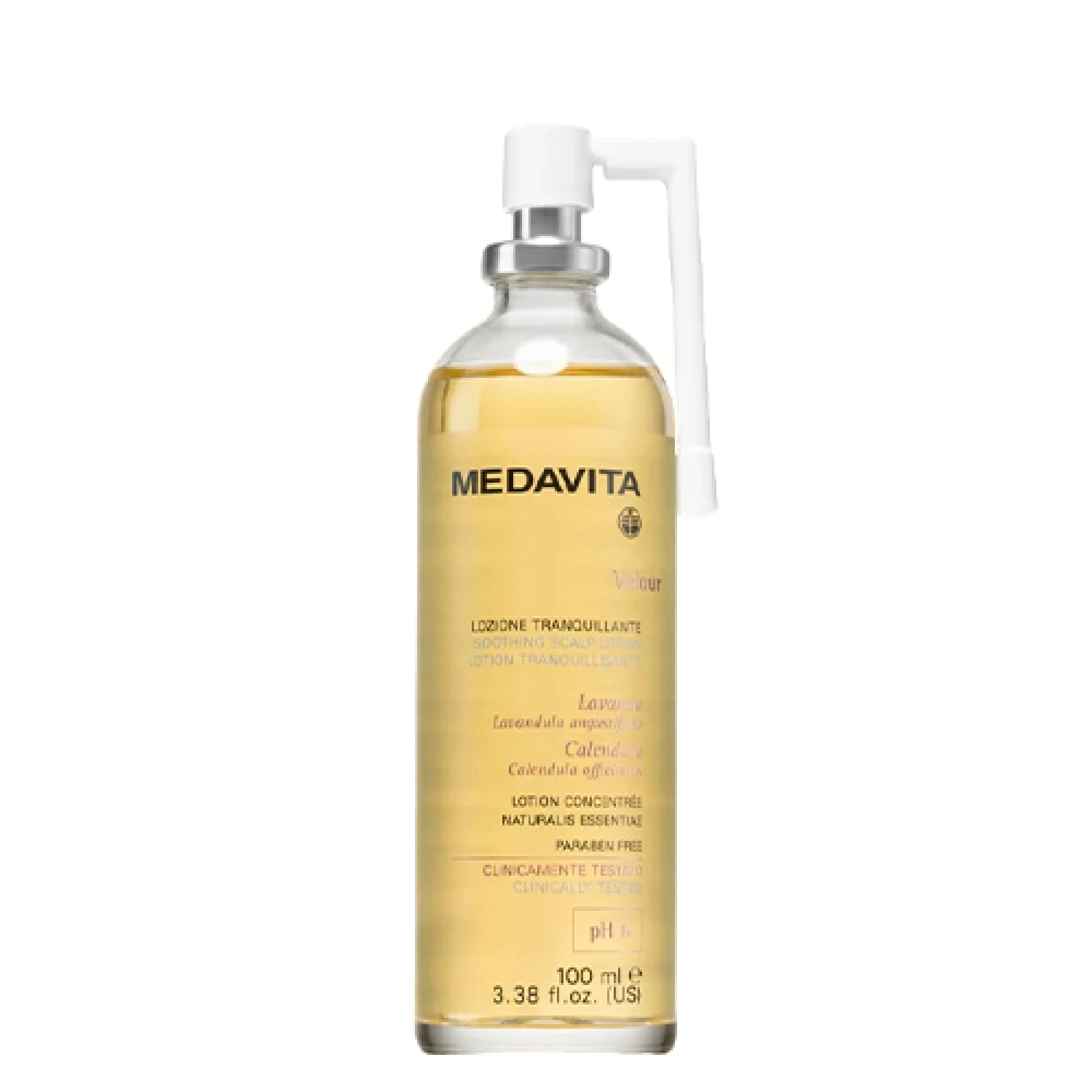 Medavita Velour Soothing Scalp Lotion — Łagodzący Lotion do Wrażliwej Skóry Głowy